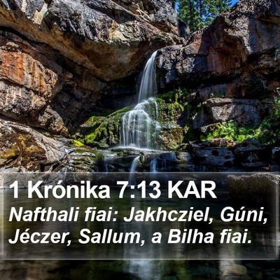 1 Krónika 7:13 KAR Bible Verse Image
