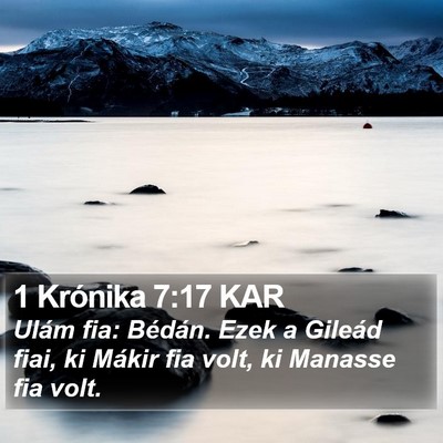 1 Krónika 7:17 KAR Bible Verse Image