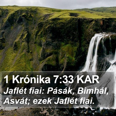 1 Krónika 7:33 KAR Bible Verse Image
