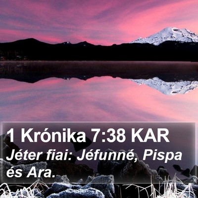 1 Krónika 7:38 KAR Bible Verse Image