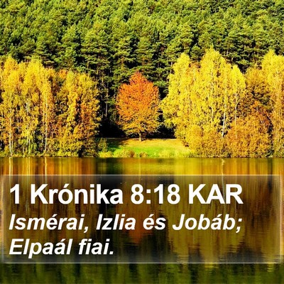 1 Krónika 8:18 KAR Bible Verse Image