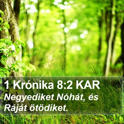 1 Krónika 8:2 KAR Bible Verse Image
