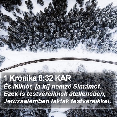 1 Krónika 8:32 KAR Bible Verse Image