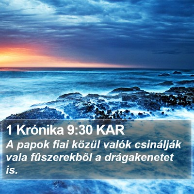 1 Krónika 9:30 KAR Bible Verse Image