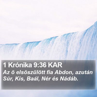 1 Krónika 9:36 KAR Bible Verse Image