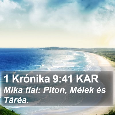 1 Krónika 9:41 KAR Bible Verse Image