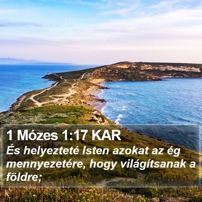 1 Mózes 1:17 KAR Bible Verse Image