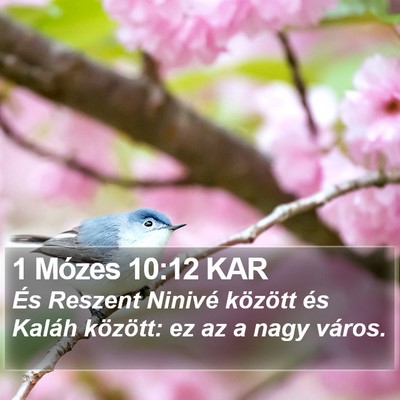 1 Mózes 10:12 KAR Bible Verse Image