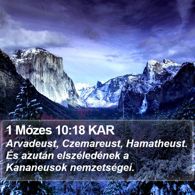 1 Mózes 10:18 KAR Bible Verse Image