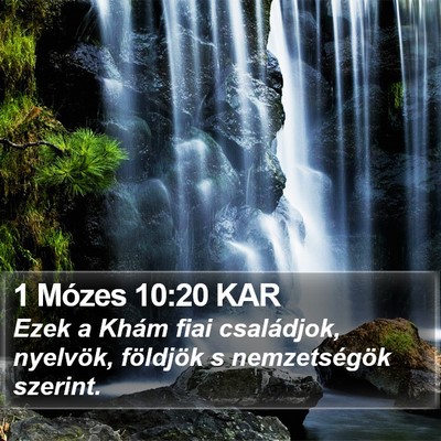 1 Mózes 10:20 KAR Bible Verse Image