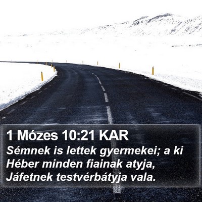 1 Mózes 10:21 KAR Bible Verse Image