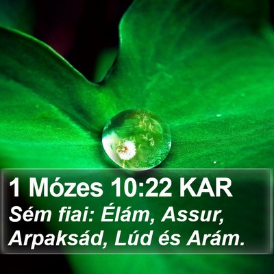 1 Mózes 10:22 KAR Bible Verse Image