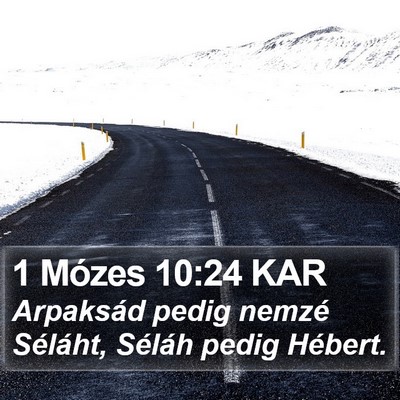 1 Mózes 10:24 KAR Bible Verse Image
