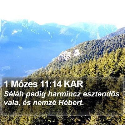 1 Mózes 11:14 KAR Bible Verse Image