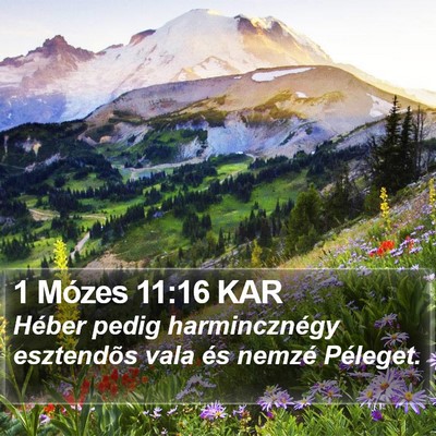 1 Mózes 11:16 KAR Bible Verse Image