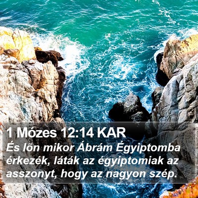 1 Mózes 12:14 KAR Bible Verse Image