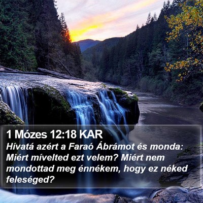 1 Mózes 12:18 KAR Bible Verse Image