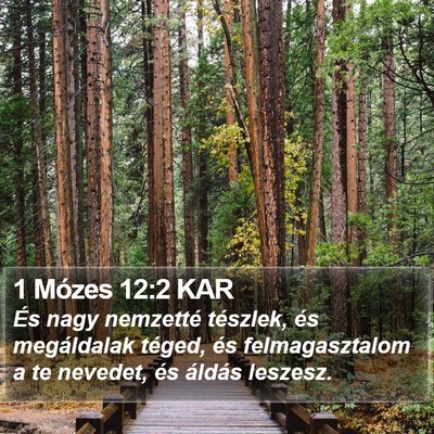 1 Mózes 12:2 KAR Bible Verse Image