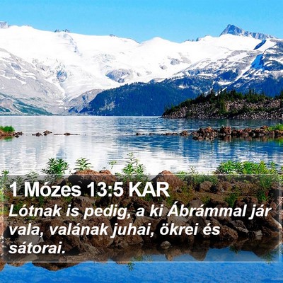 1 Mózes 13:5 KAR Bible Verse Image