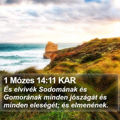 1 Mózes 14:11 KAR Bible Verse Image