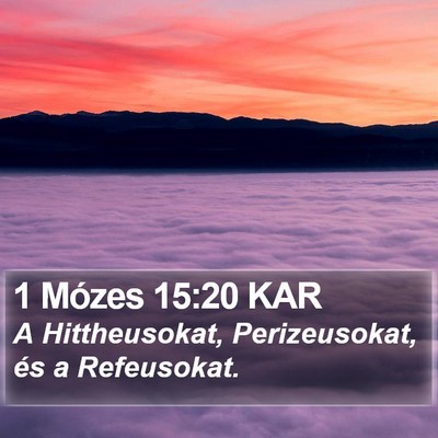 1 Mózes 15:20 KAR Bible Verse Image