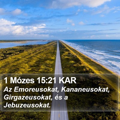 1 Mózes 15:21 KAR Bible Verse Image