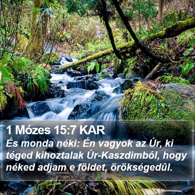1 Mózes 15:7 KAR Bible Verse Image