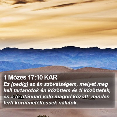 1 Mózes 17:10 KAR Bible Verse Image