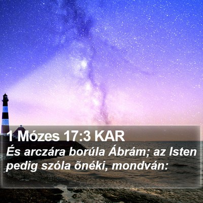 1 Mózes 17:3 KAR Bible Verse Image