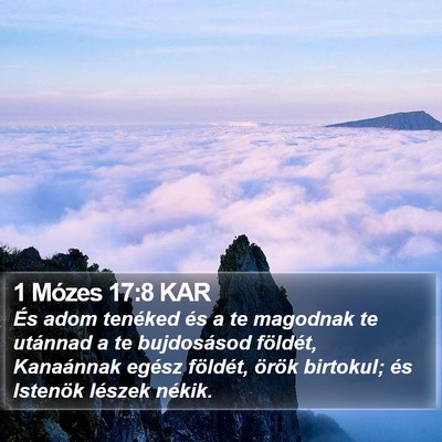 1 Mózes 17:8 KAR Bible Verse Image