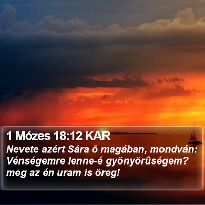 1 Mózes 18:12 KAR Bible Verse Image
