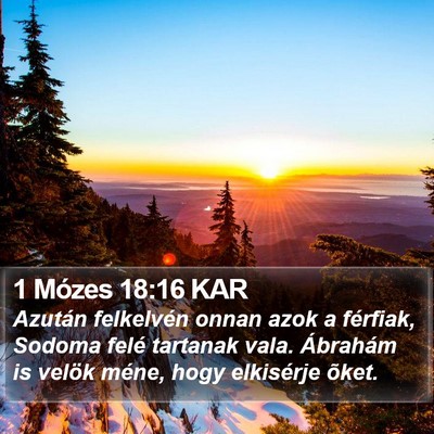 1 Mózes 18:16 KAR Bible Verse Image