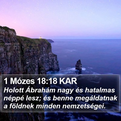 1 Mózes 18:18 KAR Bible Verse Image