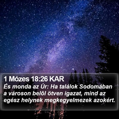 1 Mózes 18:26 KAR Bible Verse Image