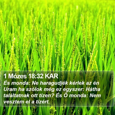 1 Mózes 18:32 KAR Bible Verse Image