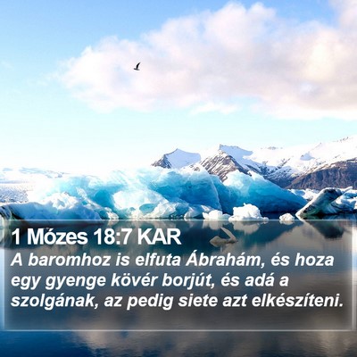 1 Mózes 18:7 KAR Bible Verse Image
