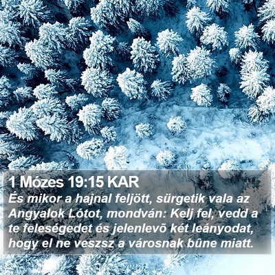 1 Mózes 19:15 KAR Bible Verse Image