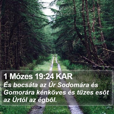 1 Mózes 19:24 KAR Bible Verse Image