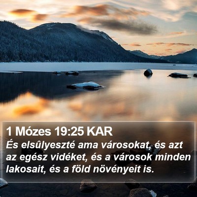 1 Mózes 19:25 KAR Bible Verse Image