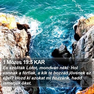 1 Mózes 19:5 KAR Bible Verse Image