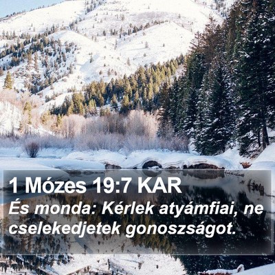 1 Mózes 19:7 KAR Bible Verse Image