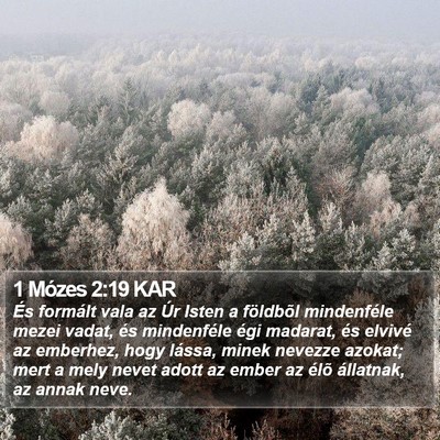 1 Mózes 2:19 KAR Bible Verse Image