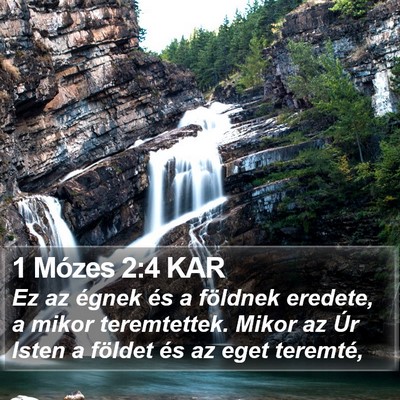 1 Mózes 2:4 KAR Bible Verse Image