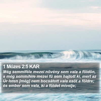 1 Mózes 2:5 KAR Bible Verse Image