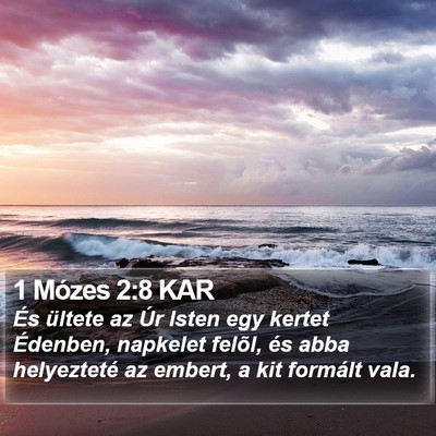 1 Mózes 2:8 KAR Bible Verse Image