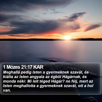 1 Mózes 21:17 KAR Bible Verse Image
