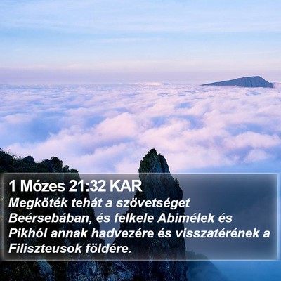 1 Mózes 21:32 KAR Bible Verse Image