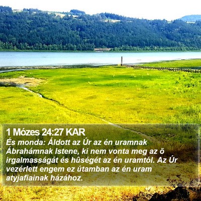 1 Mózes 24:27 KAR Bible Verse Image
