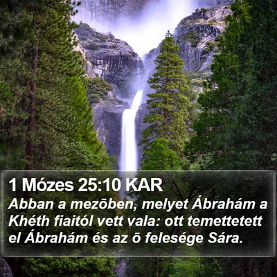 1 Mózes 25:10 KAR Bible Verse Image