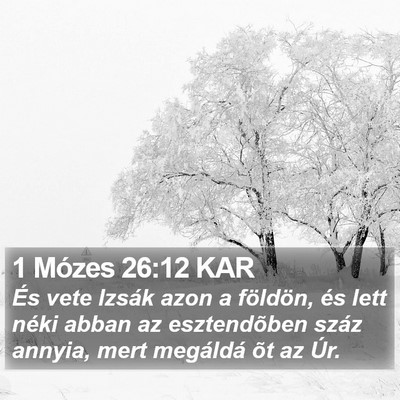 1 Mózes 26:12 KAR Bible Verse Image